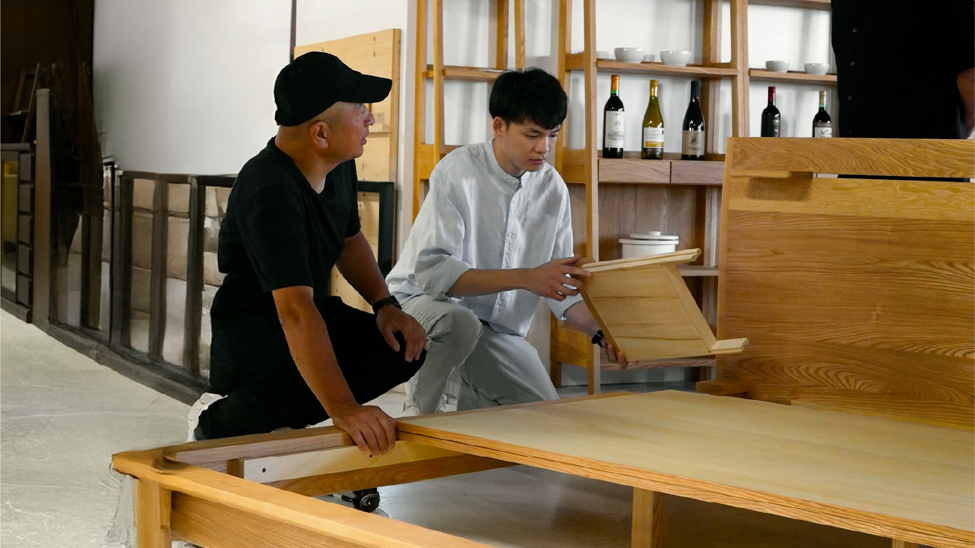 由大雪木工 × Dann Bed 聯名實木床架「旭岳」